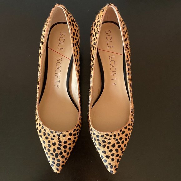 Sole Society Cheetah Print Pump - Picture 1 of 4